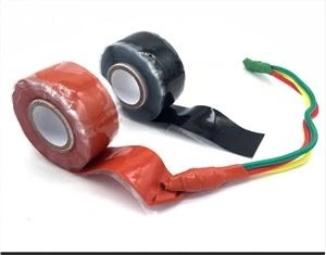 Selbstverschweißendes Silikongummiband 25 mm x 10 Fuß. Rolle Schwarz